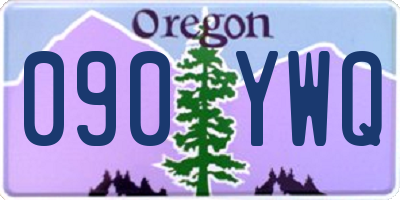 OR license plate 090YWQ