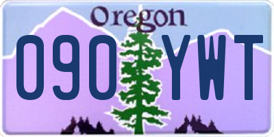 OR license plate 090YWT