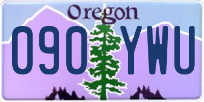 OR license plate 090YWU