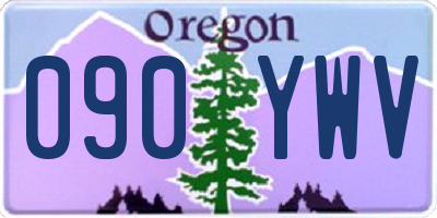 OR license plate 090YWV