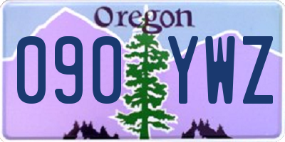OR license plate 090YWZ