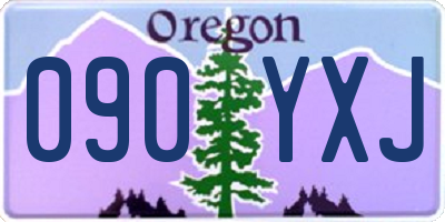 OR license plate 090YXJ