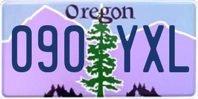 OR license plate 090YXL