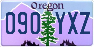 OR license plate 090YXZ
