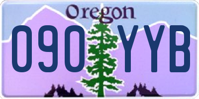 OR license plate 090YYB