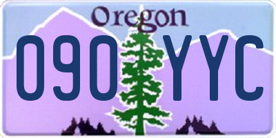 OR license plate 090YYC
