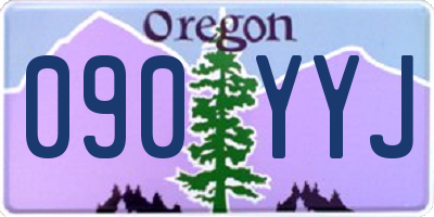 OR license plate 090YYJ