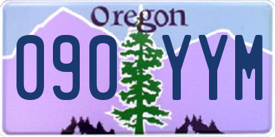 OR license plate 090YYM