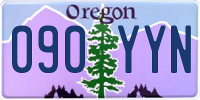 OR license plate 090YYN