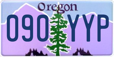 OR license plate 090YYP