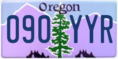 OR license plate 090YYR
