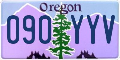 OR license plate 090YYV