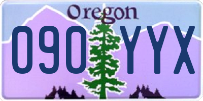 OR license plate 090YYX