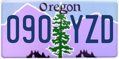 OR license plate 090YZD