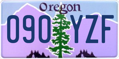 OR license plate 090YZF
