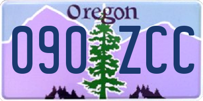 OR license plate 090ZCC