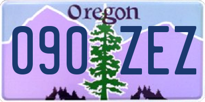 OR license plate 090ZEZ