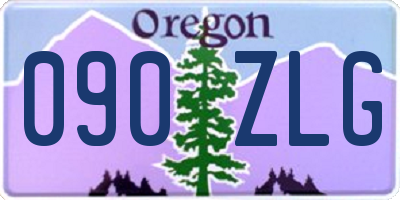 OR license plate 090ZLG