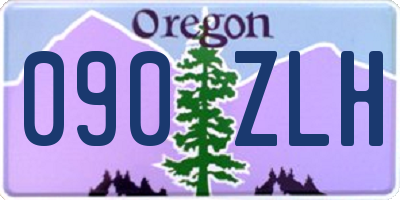 OR license plate 090ZLH