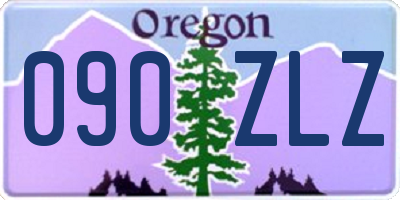 OR license plate 090ZLZ