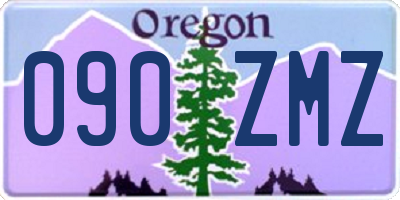 OR license plate 090ZMZ
