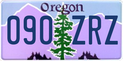 OR license plate 090ZRZ