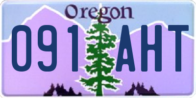 OR license plate 091AHT