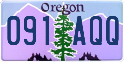 OR license plate 091AQQ