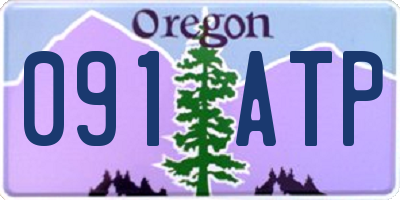OR license plate 091ATP