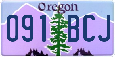 OR license plate 091BCJ