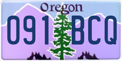 OR license plate 091BCQ