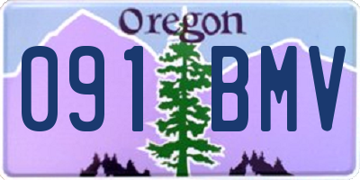 OR license plate 091BMV