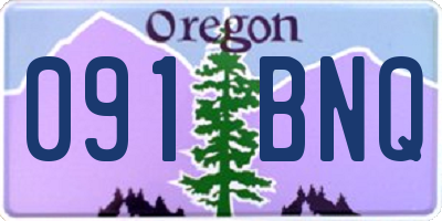 OR license plate 091BNQ