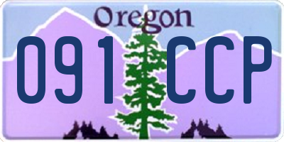 OR license plate 091CCP