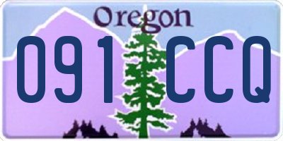 OR license plate 091CCQ