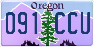 OR license plate 091CCU