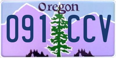 OR license plate 091CCV