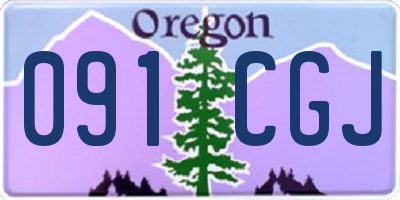 OR license plate 091CGJ