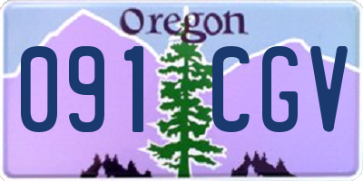 OR license plate 091CGV