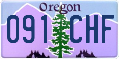 OR license plate 091CHF