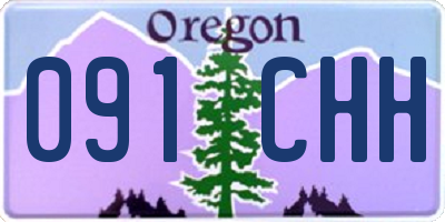 OR license plate 091CHH