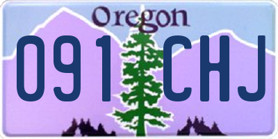 OR license plate 091CHJ