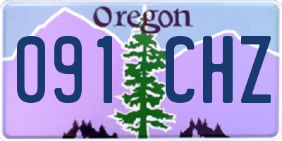OR license plate 091CHZ
