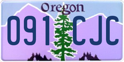 OR license plate 091CJC