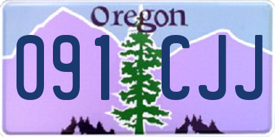 OR license plate 091CJJ