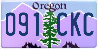 OR license plate 091CKC