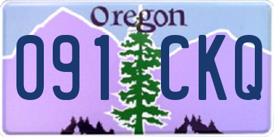 OR license plate 091CKQ