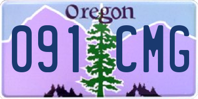 OR license plate 091CMG