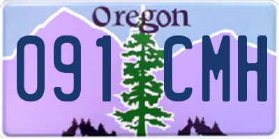 OR license plate 091CMH