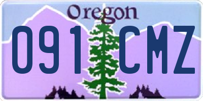 OR license plate 091CMZ